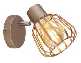 Kryptinis šviestuvas GLOBO Olin, E27, 1 x 40W, 230V, kavos sp., 125x150x160 mm