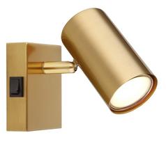 Kryptinis šviestuvas GLOBO Robby, GU10, 1 x 25W, 230V, aukso sp., 70x100x130 mm
