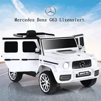Vaikiškas elektrinis automobilis 105,5x62x54,5cm., baltos/uodos spalvos