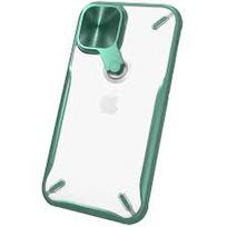 Nillkin Dėklas WITH FLAP FOR CAMERA AND FOLDING STAND IPHONE 12 MINI GREEN