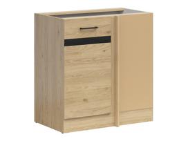Apatinė virtuvinė spintelė Junona Line Right, ąžuolo sp., 45 cm x 78.5 cm x 82.5 cm