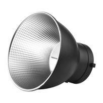 7 colių standartinis reflektoriaus difuzoriaus lempos gaubtas su Bowens Mount Studio Strobe blykstės lempute juoda