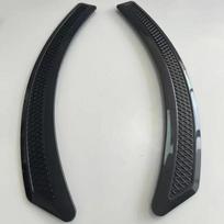 2 vnt. automobilio priekinio sparno šoninio ventiliacijos angos lipduko dangtelis EVO stiliaus, skirtas Mitsubishi Lancer 2008-2015 m. juoda