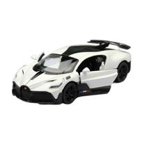 Žaislinio automobilio modelis 1/38 Bugatti Divo Hiper Sportinis Lenktyninis Lydinio Lieto Metalinio Miniatiūrinis Transporto Priemonės Surinkimas Dovana Vaikams Berniukui balta