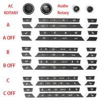 Console Dash Air Conditioner Buttons Key Caps Replacement For BMW 5 6 7 Series X5 X6 F10 F18 F06 F12 F01 F02 F15 F16 520 AC Rotary COVER