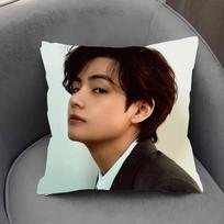 Kpop Dainininkas K-kun T-tae H-hyung Pagalvės užvalkalas Sofos Pagalvės užvalkalas Kambario Namų Dekoras 12x12Inch