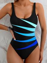 New one-piece swimsuit women's sexy backless tight triangle sports swimsuit S juoda