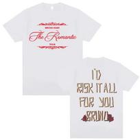 Bruno Mars Risk It All The RoUnisextic Tour Marškinėliai Unisex Moteriški Hip Hop Harajuku Klasikiniai Tl Trumpomis Rankovėmis Marškinėliai S
