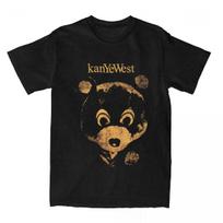Hiphop Kanye West College Dropout Bear T Shirts Apparel Men Women Cotton Hip Hop Rapper T-shirt Short Sleeve Graphic Printing... S įvairiaspalvis