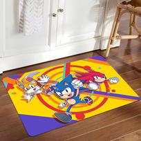 Sonic The Hedgehog Art Print Decoration,Carpet,Living Room,Bedroom, Non-slip,Square rug 40cmx60cm