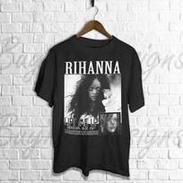 Rihanna Marškinėliai, Rihanna 100% Medvilniniai Marškinėliai Vyrams Moterims Topai, Rihanna Lift Me Up Plakatas Grafinis marškinėlis 4XL