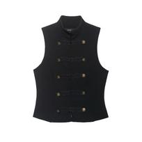 2026 Spring European & American Style Rope Knot Buckle Vest Extra Small