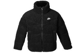 Nike Aksominės striukės moteriškos juodos su gobtuvu vidutinės DV6676-010 M black
