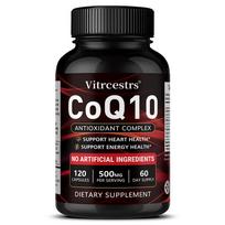 Coenzyme Q10 Dietary Supplement, With Citrus Bergamot 10:1 Extract, 120 Capsules Per Bottle 120 Capsules