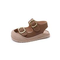Boys baby soft-soled toddler shoes Baotou foot protection anti-kick beach shoes 0-1-3 year old children sandals summer models 16 ruda