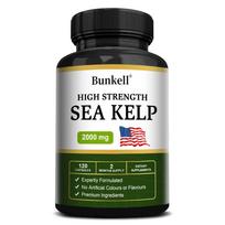 High Strength Sea Kelp 2000 Mg Dietary Supplement, 120 Capsules Per Bottle 120 Capsules