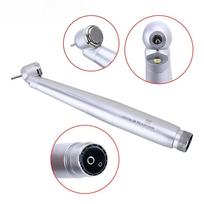Dental 45 Degree LED High Speed Handpiece E-generator Integrated Self-illuminated Standard Head Push Button Single Water Spray
