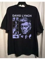 David Lynch Graphic T-Shirt Black Film Collage Print Unisex Casual Tee Sm Fabric Regular Fit Short Sleeve Unisex's T-shirts 2XL