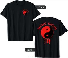 Wing Chun Kung Fu T-Shirt Clothes T-shirt Short Sleeve Tee Tshirt New In Tops Cotton Streetwear Unisex O-Neck Tshirt - Men's ... S įvairiaspalvis