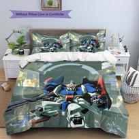 Mobile Suit Gundam Anime Poster Bedding Set Duvet Cover Pillowcase No Filler, Soft Home Bedroom Decor, Perfect Gift for Fans.chl 135x200cm