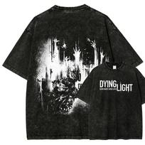 Dying Light Anime Mėgėjo skalbta marškinėliai Visų sezonų drabužiai aukštos kokybės asmenybė Drabužiai Didelis dydis Unisex Naujas modelis Pora marškinėliai L