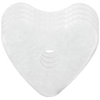 4/8/12 vnt. Katės vandens fontano filtrai Aktyvuotos anglies filtrai Automatiniam katės geriamajam fontanui Širdelės formos pakaitiniai filtrai 4Pcs balta