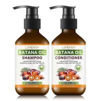 Batana Oil Shampoo and Conditioner for Hair Growth, Anti-Thinning & Deep Moisturizing Cleanses and Helps Strengthen Weak and Brittle Hair for Women Me 1 Set