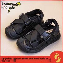 Berniukų neslystantys sandalai uždaru priekiu, minkštu padu, madingi 2025 vasaros paplūdimio batai, šaunus gatvės stilius Size 32-37 set of 6
