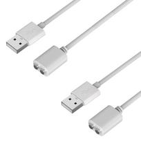 Magnetic USB Charging Cable 1m universal 7mm [Set of 2] compatible with toothbrush smartwatch toys Phonillico®