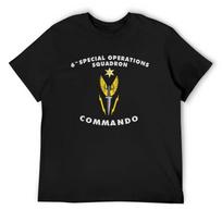 6th Special Operations Squadron COMMANDO Air Force Squadron USAF T-Shirt tops mens t shirt S juoda