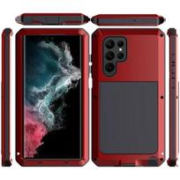 Case For Samsung S25 S24 S23 Ultra Plus Note 20 Ultra Case Heavy Duty Protection Doom Armor Metal Aluminum Phone Luxury Cover Samsung S22 Ultra