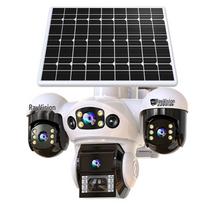 LWS 4G Solar Outdoor Security Camera with Lifetime Data CN plug (adapter included) Camera + 128GB Card