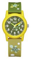 10 ATM Water Resistant Analog Kids Collection VR99J008 Green [Citizen Q&Q] Watch, Q&Q žalia