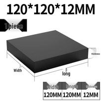 Pramoninis kvadratinis guminis amortizuojantis padėklas 120x120x12mm