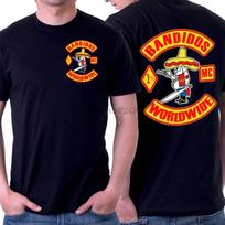 Bandidos Motorcycle Club Vyriški apvalios kaklo marškinėliai Medvilniniai Oversize Street Y2k marškinėliai Vyrams Juodi marškinėliai Vasaros mada Europos dydis Į... S įvairiaspalvis