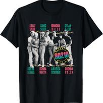 90210 Turime Tai Marškinėliai - Unisex-Suaugusiems ir Vaikams - Juodi, Daugiaspalviai - Maži - Trumpomis Rankovėmis - Klasikinio Kirpimo - Poliesteris 100% S juoda