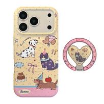 Cute Animal Magnetic Phone Case Compatible with iPhone 16, iPhone 17, and iPhone 17 Pro Max iPhone 13