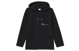 Nike Therma-FIT Women'ss Logo Letter Print Hooded Pullover Sweatshirt Black DQ6237-010 M