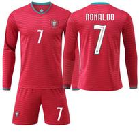 Ilgarankė Futbolo Uniforma Ne. 7 C Ronaldo marškinėlių komplektas 8B Fee Sporto komanda Portugalija Pasaulio taurė #22
