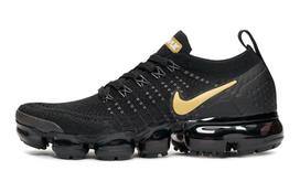 Nike Air VaporMax 2 Black Metallic Gold Women's 942843-012 41