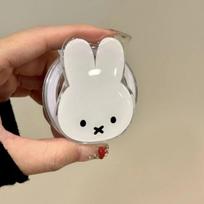 Anime Kawaii Miffy Rabbit Magnetic Phone Stand Cartoon Telescopic Portable Stand Magnetic Mobile Phone Airbag Stand Girl Gifts