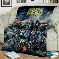 3D siaubo TV The Walking Dead TWD pledas, minkštas plonas pledas namams, miegamajam, lovai, sofai, iškylai, kelionėms, biurui, vaikams 30x40in