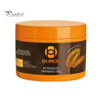 Sun Exposure Tanning Gel Natūralus įdegį pagreitinantis kremas Deep Tan Accelerator Safe Ingredients Įdegio gelis, skirtas saulės gultams lauke oranžinė