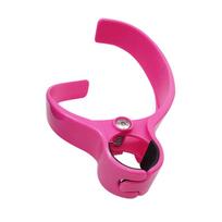 Universal Coffee Beverage Cup Mount Stand Portable Subway Cup Holder Adjustable Cup Holder Clip for Subway Bus Bicycle ryškiai rožinė