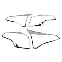 ABS Chromo Galinių Žibintų Gaubtai Apdailos Juostelės 4 vnt. Toyota RAV4 2016-2018
