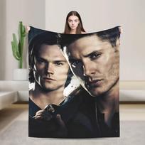 Supernatural TV Antklodė Kokybiška Super Šilta Lovos Pledai Žiemos Kelionės Svetainė Naujoviškas Lovaties užtiesalas 30x40in black