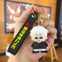 Jujutsu Kaisen Chibi Raktų pakabukas Gojo Satoru Itadori Yuji Individualūs raktų pakabukai Animacinis Juokingi papuošalai Dovana draugams Raktų pakabukas Anime