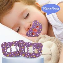 Anti-Snoring Lipdukai Vaikams Miegui Burnos Formos Anti-Uždusimo Dizainas Animacinis Stilius Meškiukas O formos Kvėpavimo Burnos Pleistras