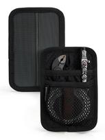 TACTICAL GEEK TCM4 Mini EDC Organizatoriaus Kuprinės Aksesuaras su Lygia Kabliuko Galine Atidaroma Kišenė ir Tinklelio Utility Administracinė Maišelio Įdėklas Modulinis Juodas juoda