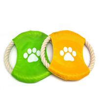 Pet Frisbee Dog Frisbee Cotton Rope Frisbee Pet Training Interactive Bite Resistant Fun Pet Toys